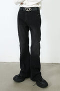 Men's Exposed Seam Jeans with Pockets