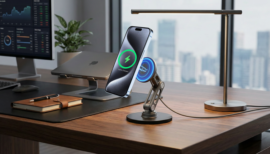 SpaceGrey ClikDock Wireless Stand