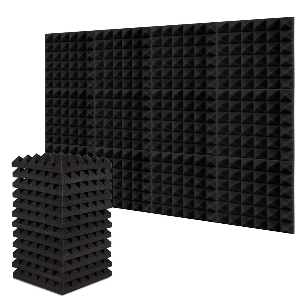 12-Pack: Sound Absorbing Foam for Recording Studio