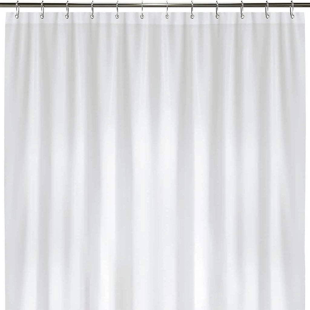 2-Pack: Hotel-Quality Heavy Shower Curtain Liner with Metal Grommets + Magnets