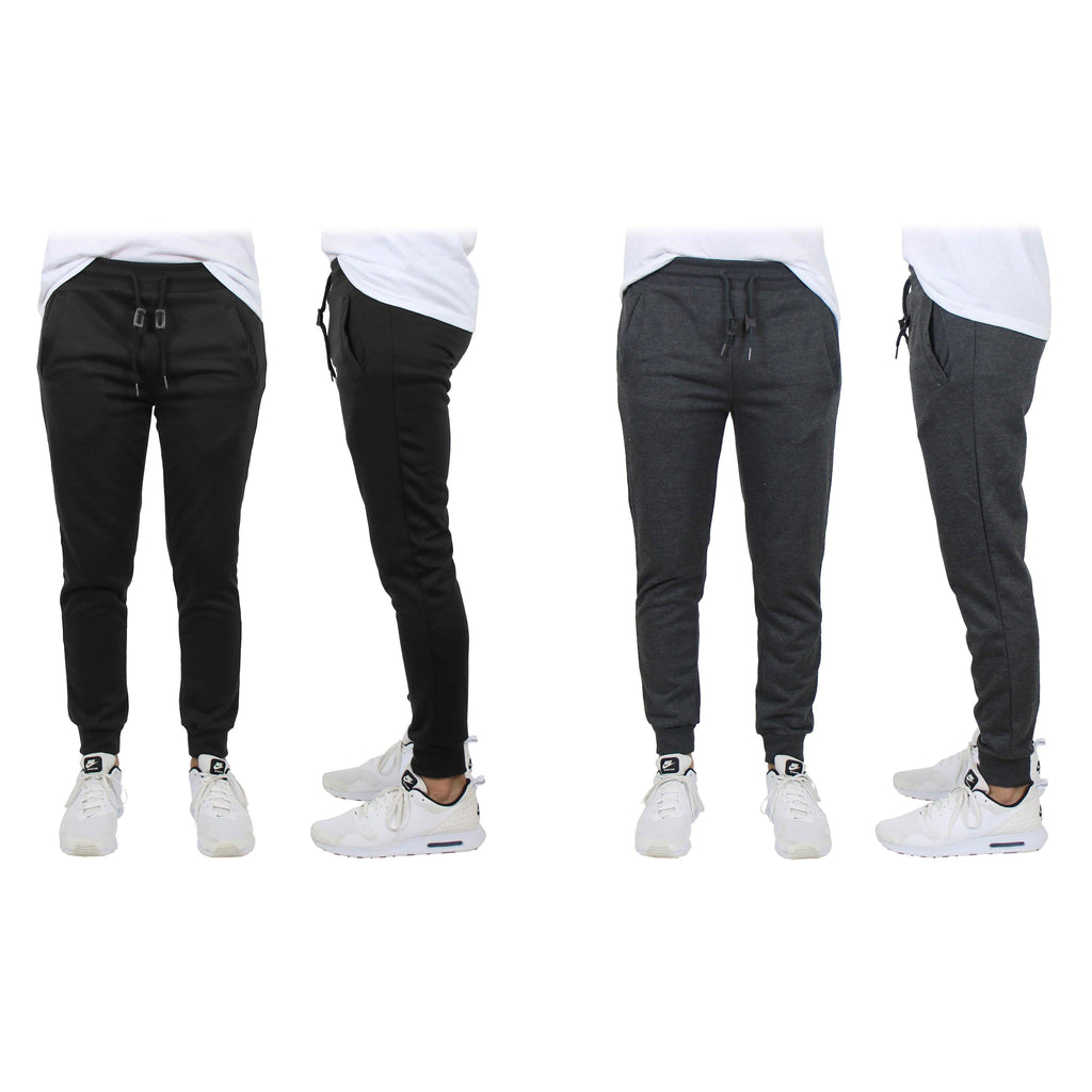 2-Pack: Men's Slim-Fit French Terry Jogger Lounge Pants