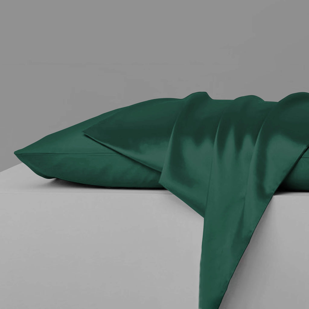 2-Piece: Mulberry Silky Satin Pillowcases Set