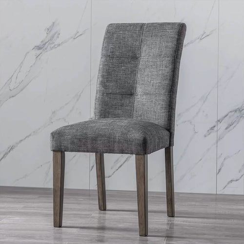 2-Pieces Set: Dining Room Chairs with Solid Wood Legs