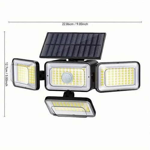 2-Pieces Set: Super Bright Solar Motion Sensor Outdoor Light
