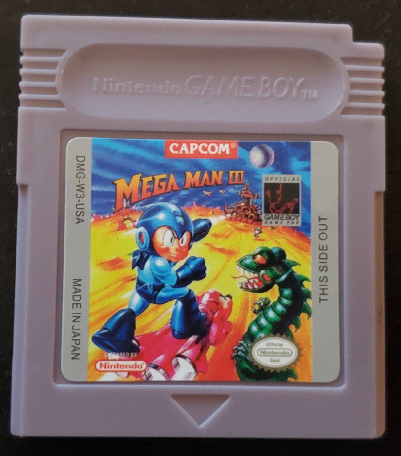 Mega Man 3 GB Video Game Cartridge Game Boy