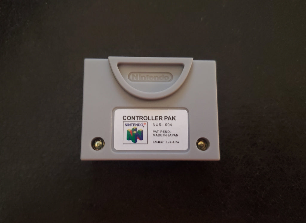 Controller Pak Memory Card Nintendo 64 N64 Save Games
