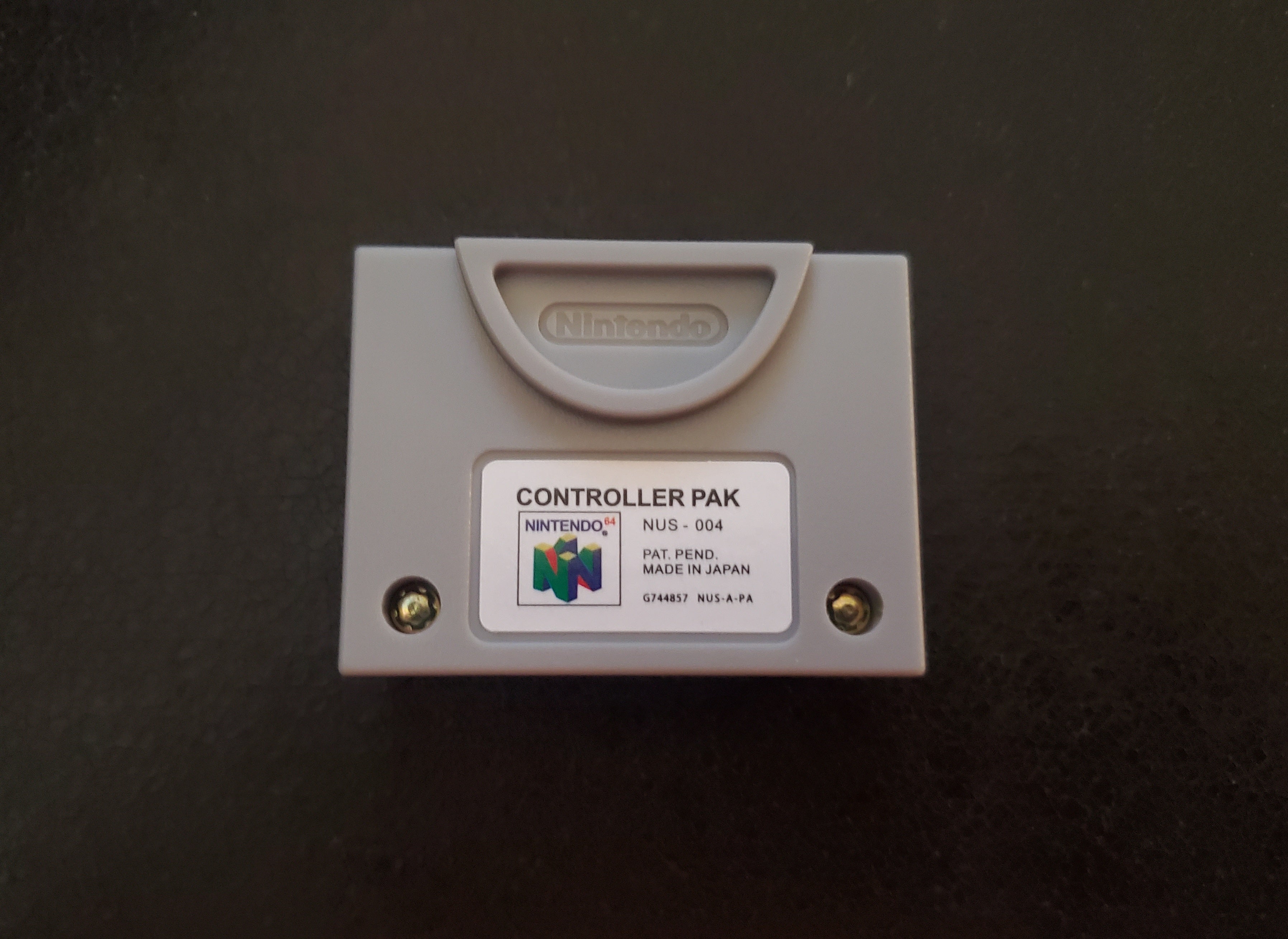 Controller Pak Memory Card Nintendo 64 N64 Save Games