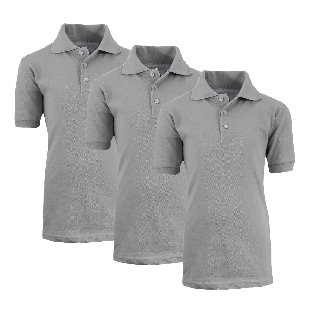 3-Pack: Boys School Uniform Polo