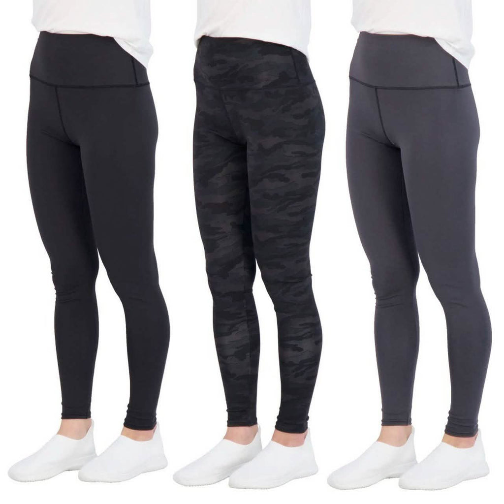 3-Pack: Women's Active Athletic Performance Leggings