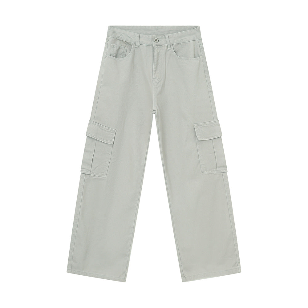 Wide Leg Cargo Jeans