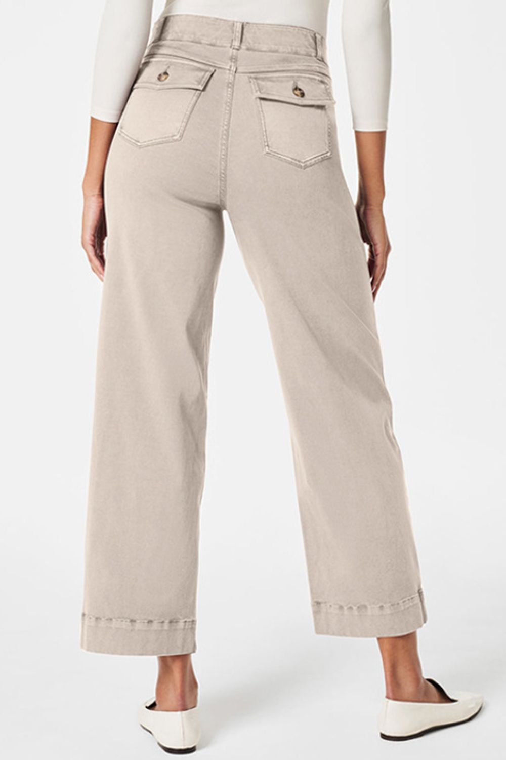 High Waist Jeans with Pockets