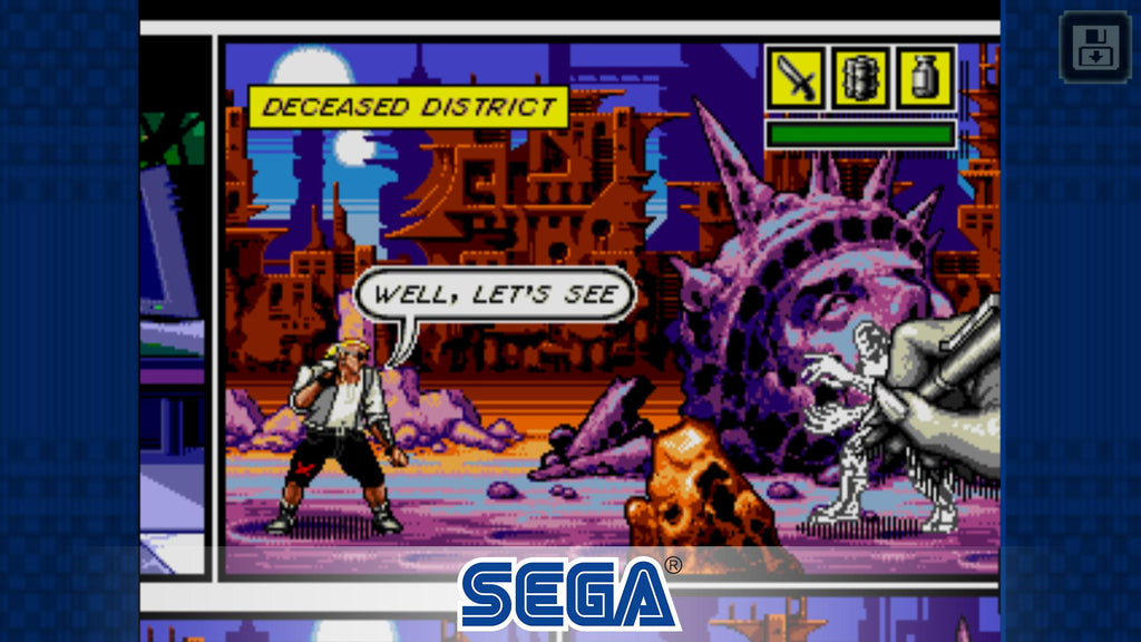 Comix Zone Sega Genesis Mega Drive Video Game Cartridge
