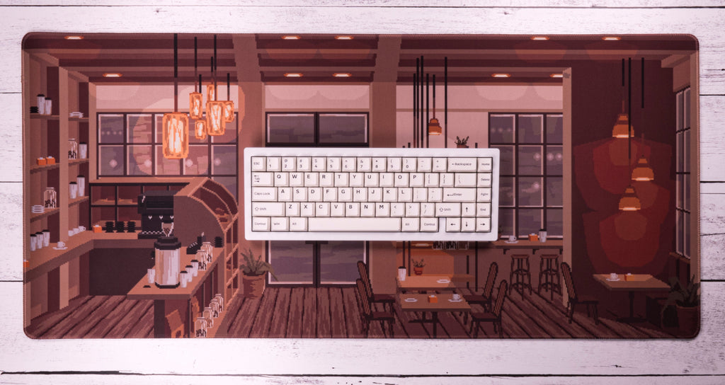 Coffee Shop Desk Mat V2