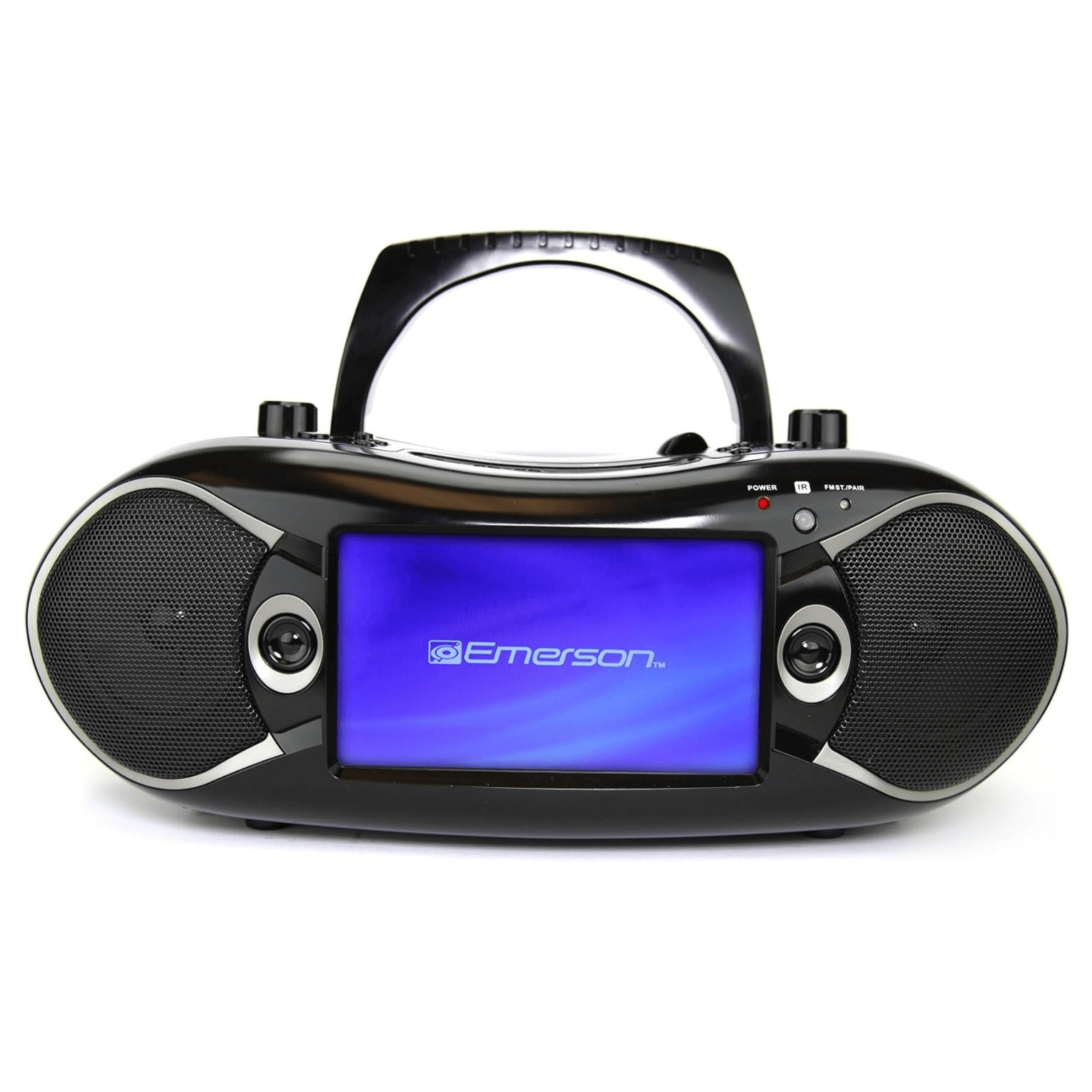 7" Bluetooth DVD Boombox with AMFM Radio & Stereo Speakers