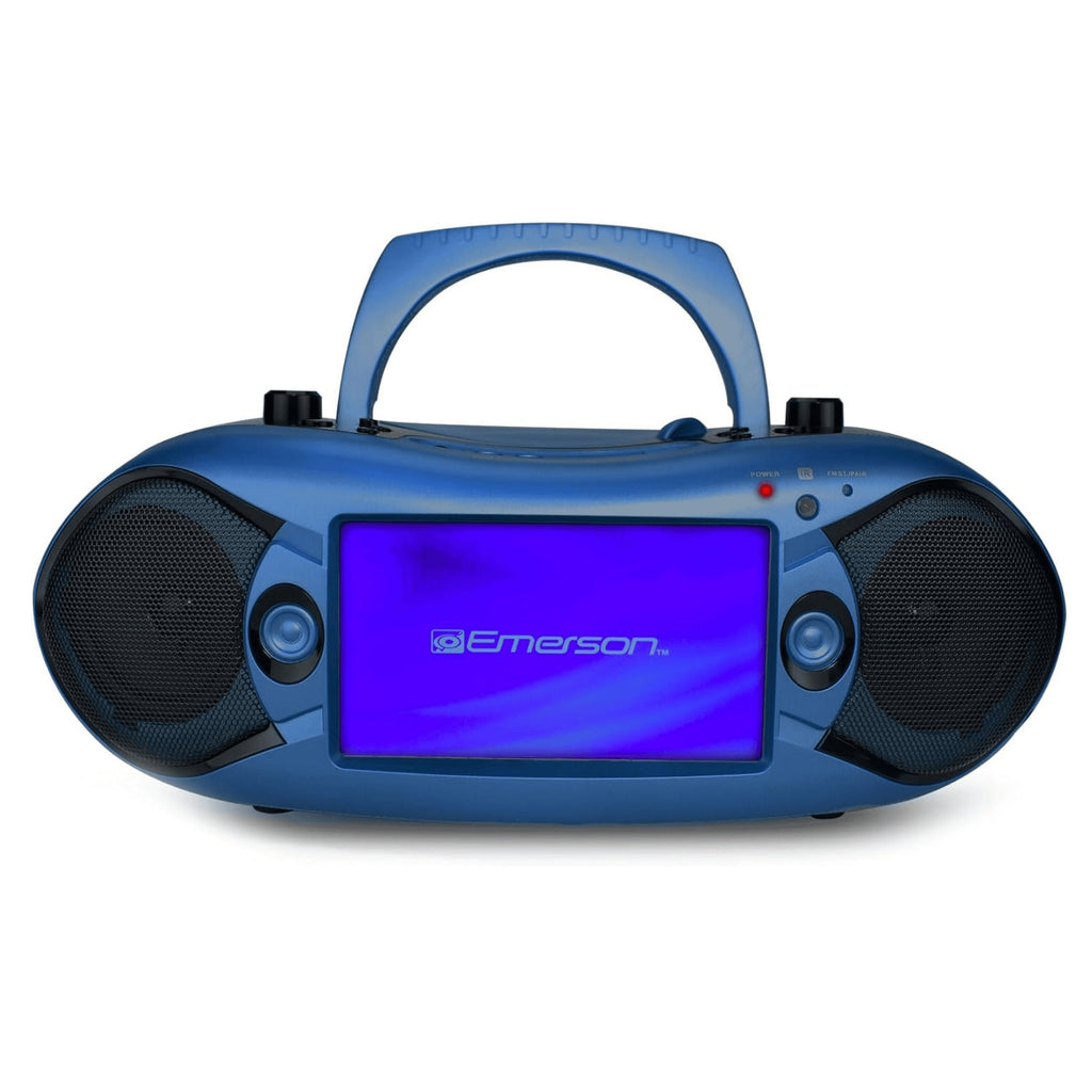 7" Bluetooth DVD Boombox with AMFM Radio & Stereo Speakers