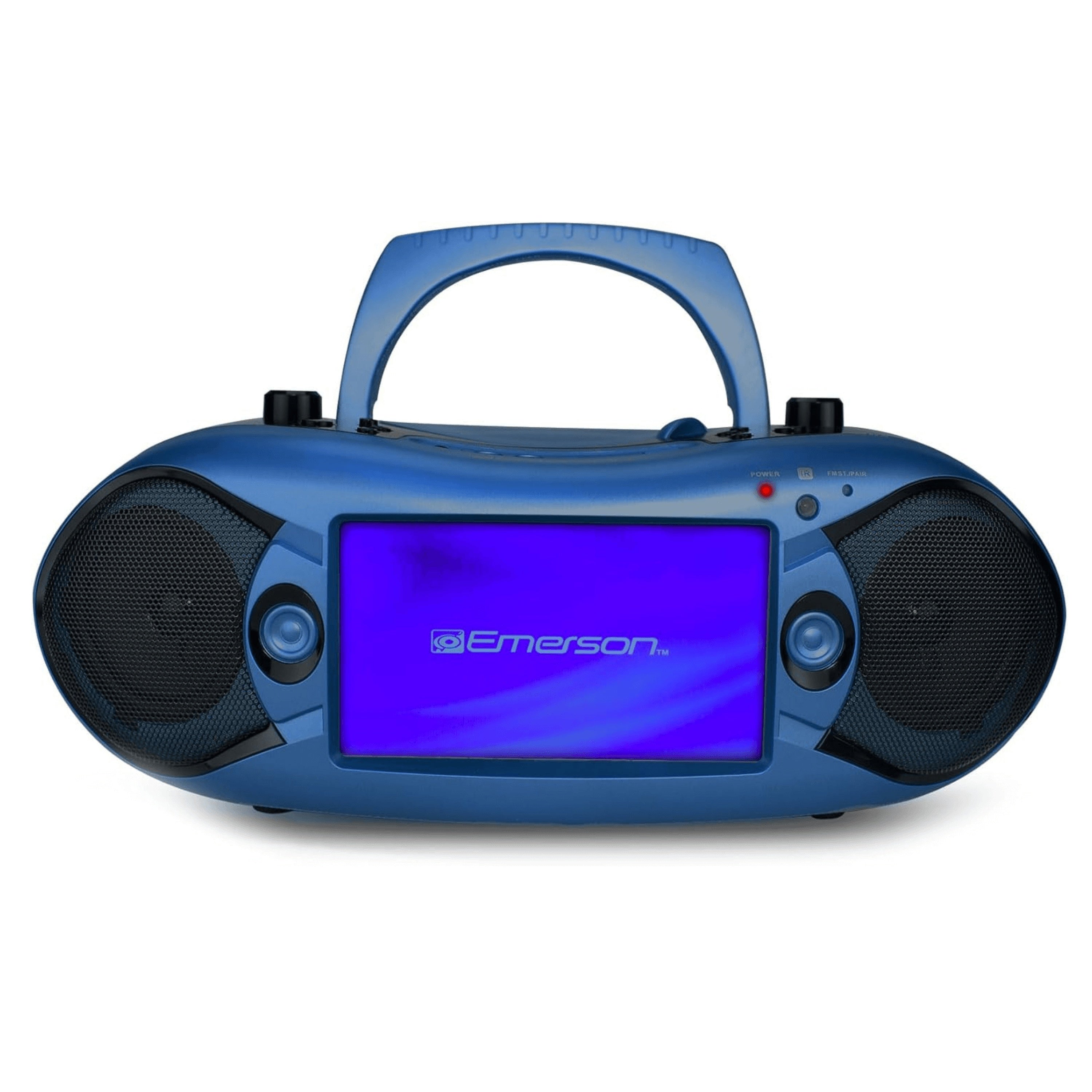 7" Bluetooth DVD Boombox with AMFM Radio & Stereo Speakers