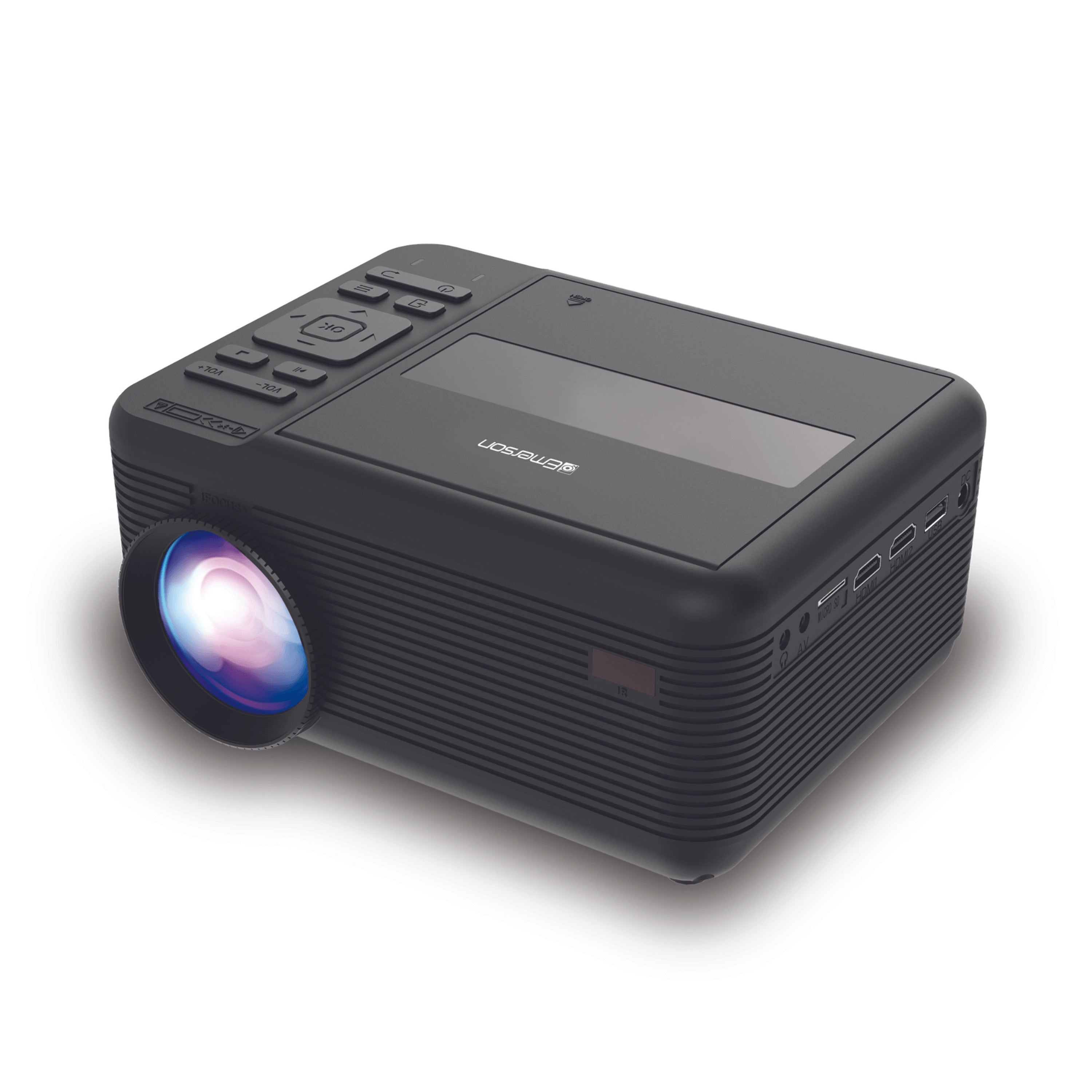 150" Home Theater LCD Projector Combo with Built-In DVD Player