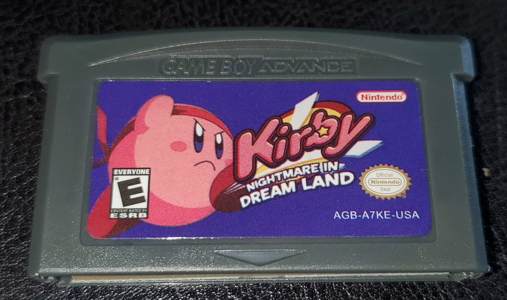 Kirby Nightmare in Dream Land GBA Video Game Boy Advance