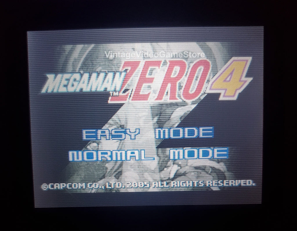 Mega Man Zero 4 GBA Video Game Boy Advance Nintendo