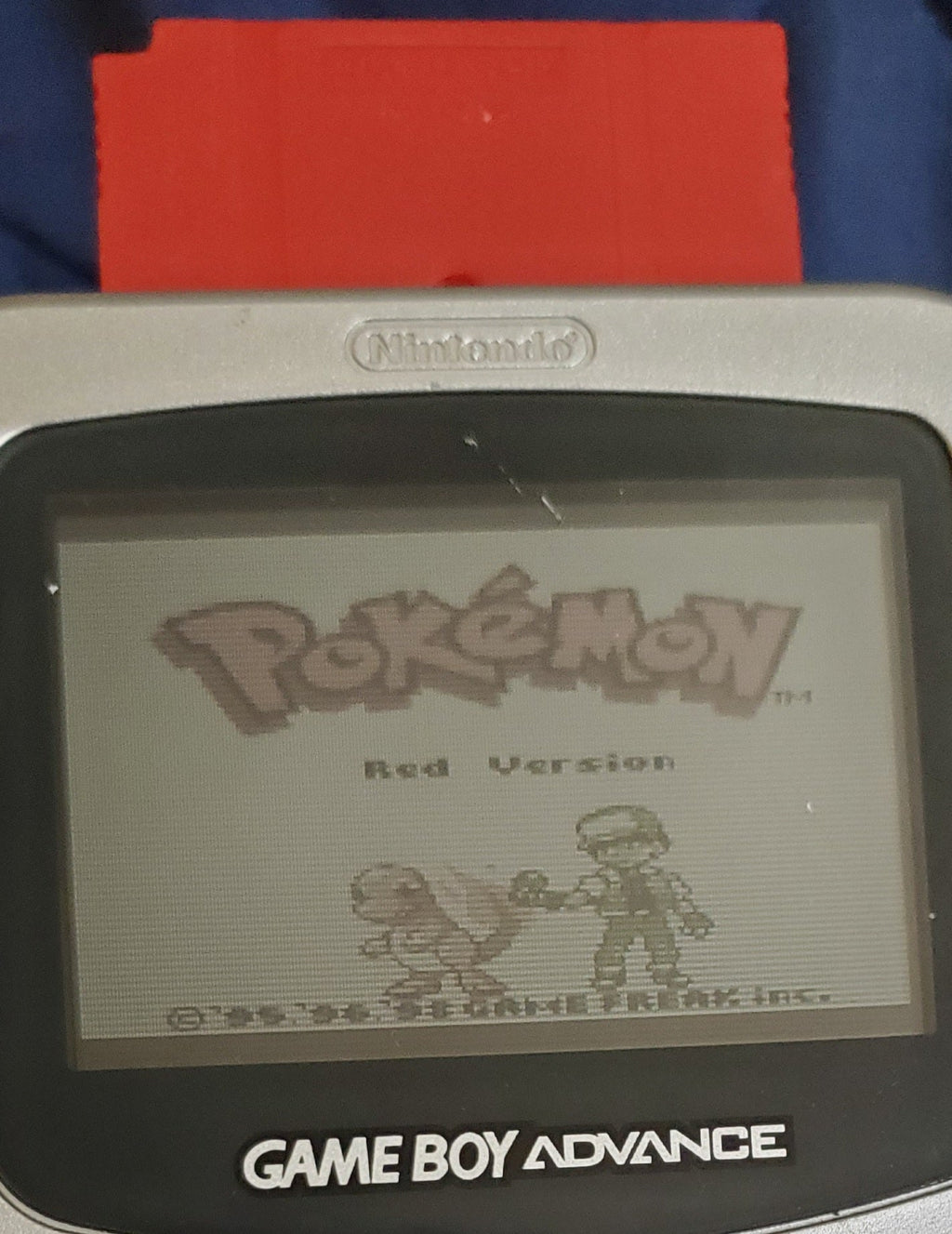 Pokemon Red GBC Video Game Gameboy Color 1998