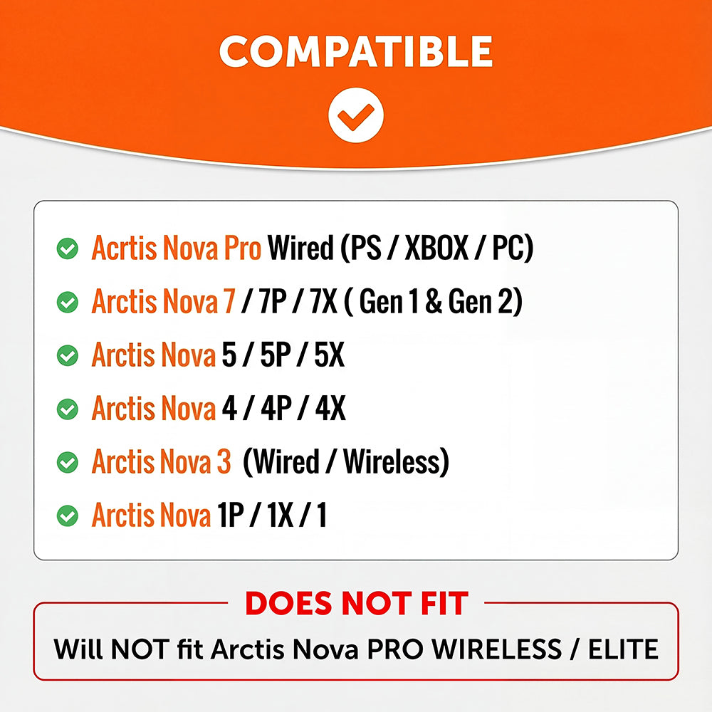 Arctis Nova Earpads - WC StealthZ