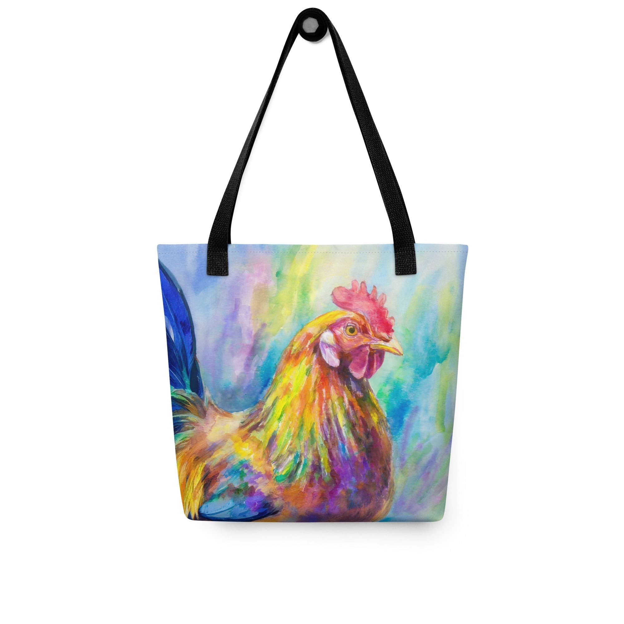 Colorful Rooster Tote Bag