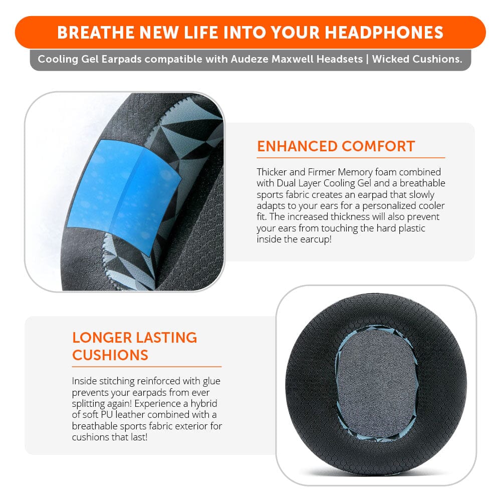 Audeze Maxwell Earpads - WC FreeZe Cooling Gel