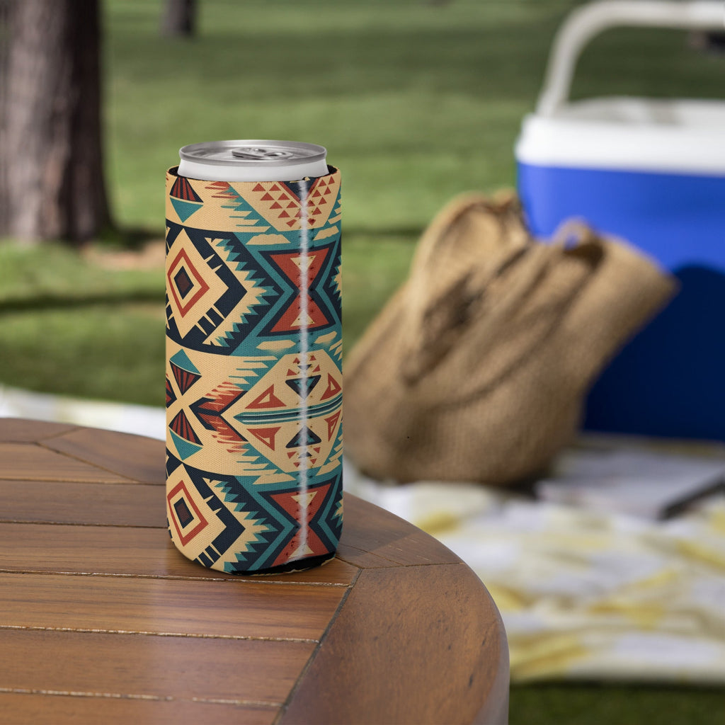 Southwest Print Can Cooler