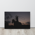 Roper Silhouette, Western Cowboy Wall Art