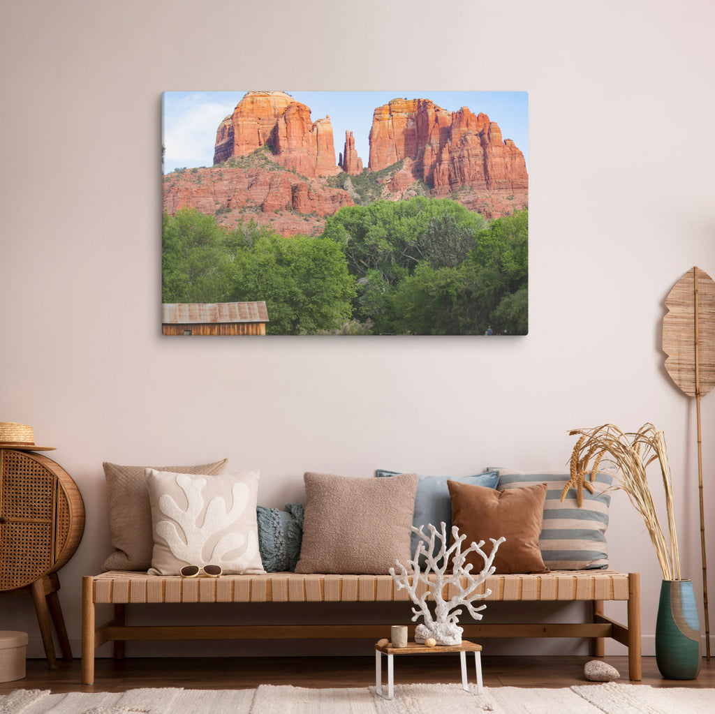 Cathedral Rock Canvas Wall Art, Sedona, Arizona Airbnb Decor