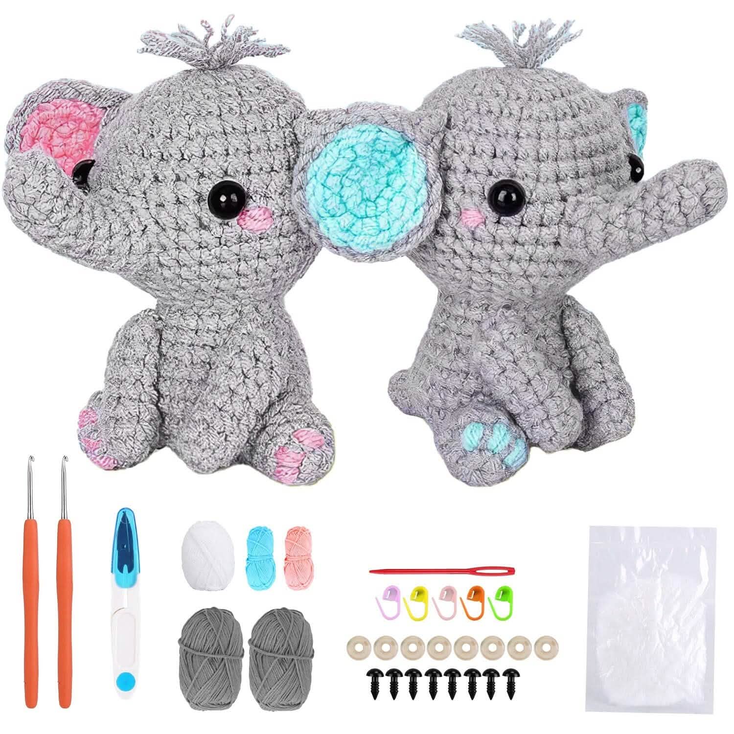 Crochet Kit for Beginners DIY Knitting Supplies