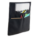 Chair Pockets for Classroom 12 Pack Seat Pocket with Name Tag Black