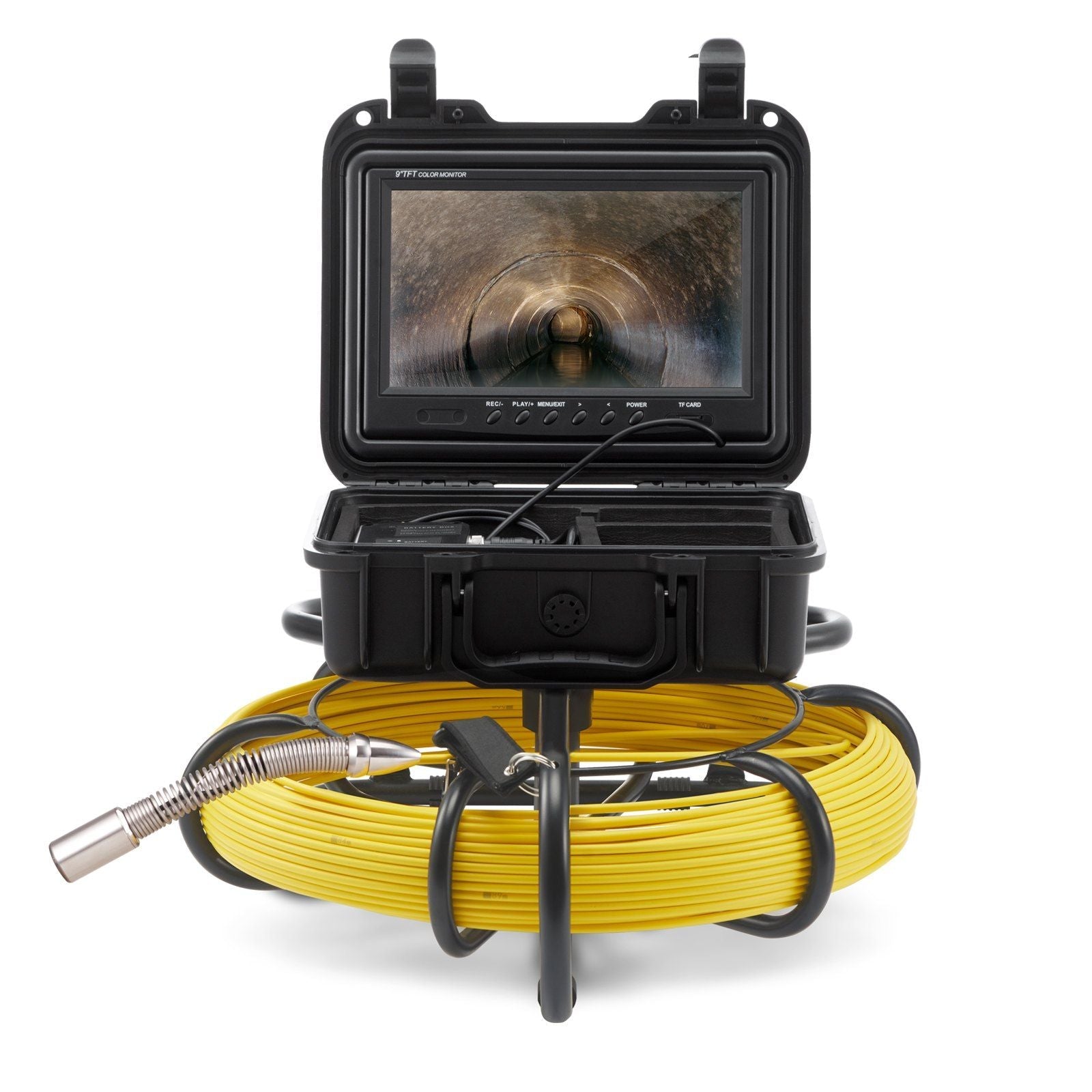 Sewer Camera Pipe Inspection Camera 9-inch 720p Screen Pipe Camera 230 ft