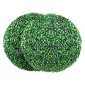 Artificial Topiaries Boxwood Trees, 20' Tall (2 Pieces), Ball-Shape Faux Topiaries Plant, All-year Green Feaux Plant Decorative Balls for Backyard, Balcony,Garden, Wedding and Home Décor