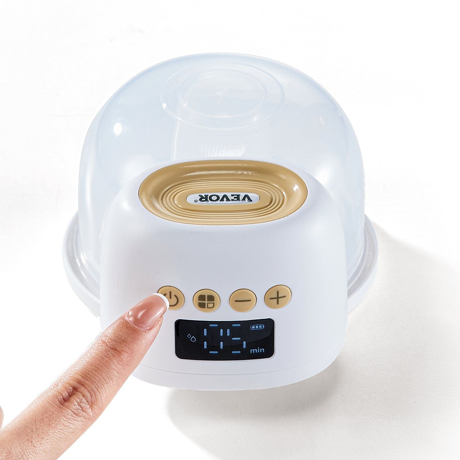 Breast Pump, Wearable Electric Breast Pumps Hands Free, 4 Mode & 12 Levels, 300mmHg Strong Suction, Ultra-Quiet Rechargeable Portable Breastfeeding Pump with LED Display, 24mm Insert/28mm Flange