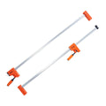 Bar Clamps for Woodworking, 2-Pack 50" Parallel Clamp Set, F Clamp with 1100 lbs Load Limit, Even Pressure, High-strength Plastic and Carbon Steel, Wood clamps for Woodworking Metal Working