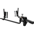 Weight Distribution Hitch, 1,500 lbs Weight Distributing Hitches Kit with Sway Control for Trailer, 2-In Solid Steel Shank, 2-5/16 in Alloy Steel Ball, Powder Coated Load Leveling Hitch, Black
