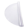 PVC Table Protector 48 Inch Round Clear Plastic Desk Protector 2.0mm Thick