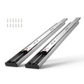 6 Pairs of 24 Inch Drawer Slides Side Mount Rails, Heavy Duty Full Extension Steel Track, Soft-Close Noiseless Guide Glides Cabinet Kitchen Runners with Ball Bearing, 100 Lbs Load Capacity