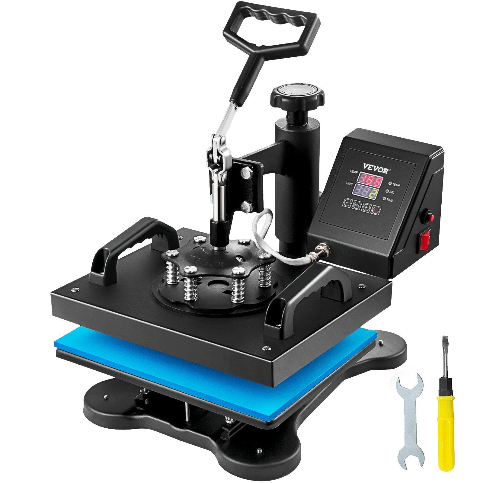 Heat Press, 12x10Inch T-Shirt Press Machine, T-shirt Press Heat Press 30x23cm Printing Machine Heat Transfer Sublimation Machine for T-shirts