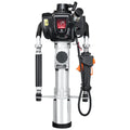 37.77cc Gas-Powered T Post Driver 4-Stroke Fence Piling Pounder w/ 3 Head