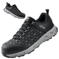Steel Toe Shoes for Men US Size 13 Wide Athletic Work Shoe Sneakers Black