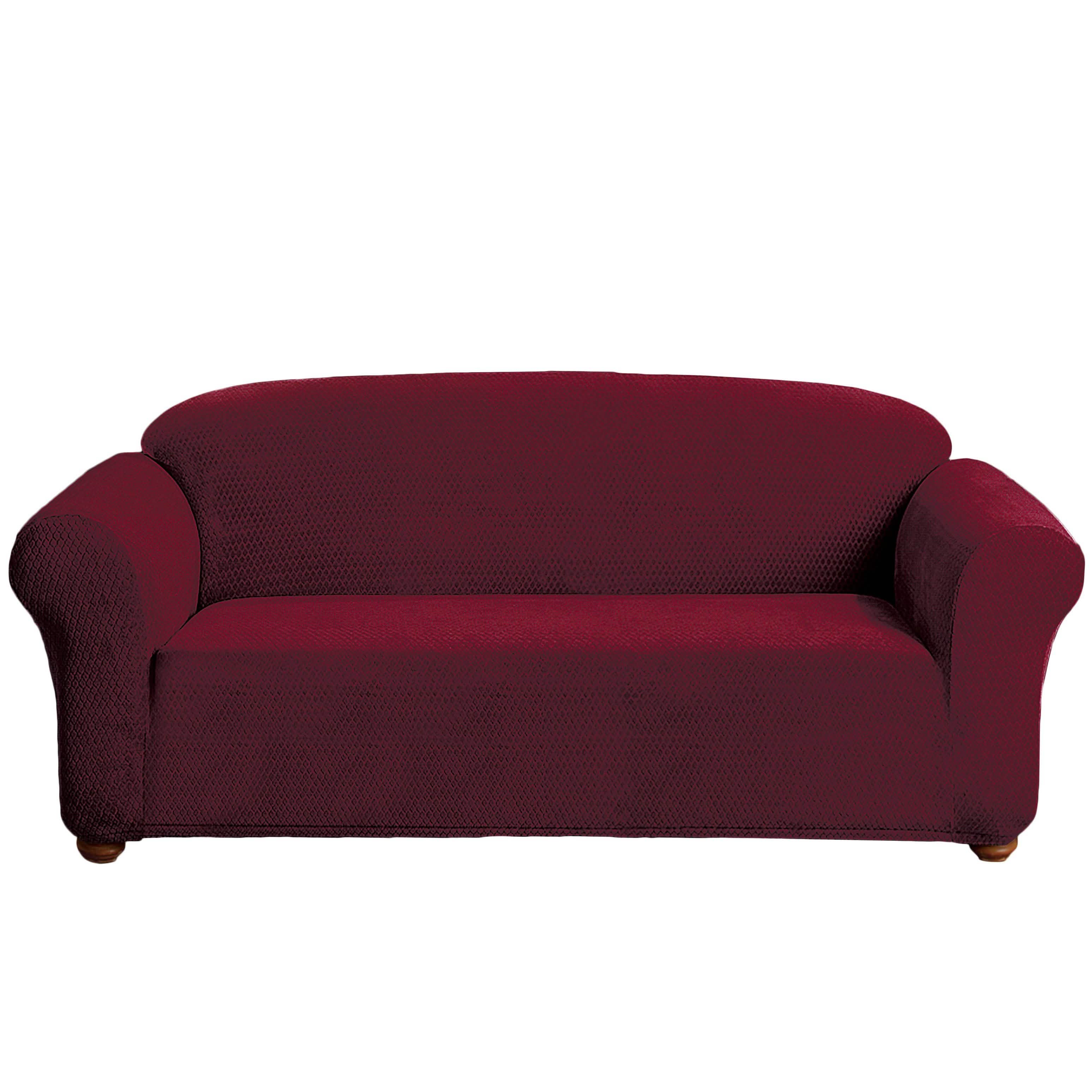 Diamond Pattern Velvet Waterproof Reversible Furniture Cover