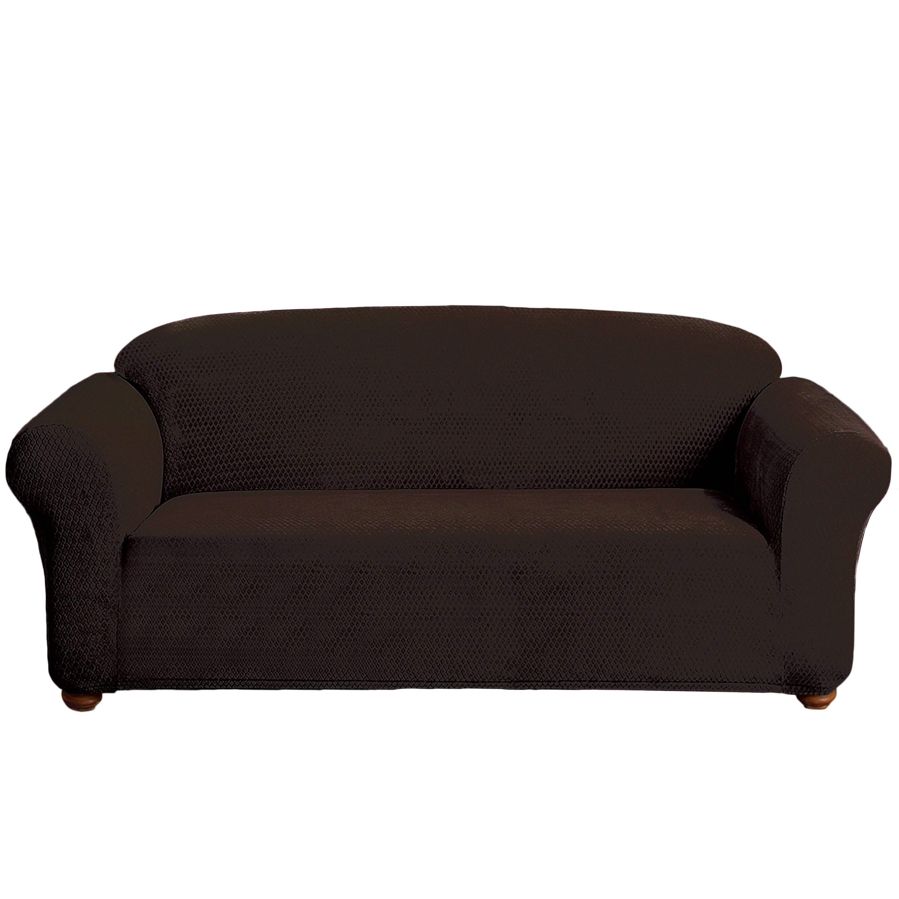 Diamond Pattern Velvet Waterproof Reversible Furniture Cover