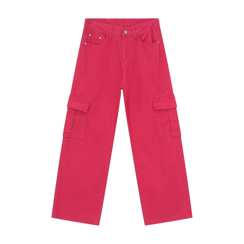 Wide Leg Cargo Jeans