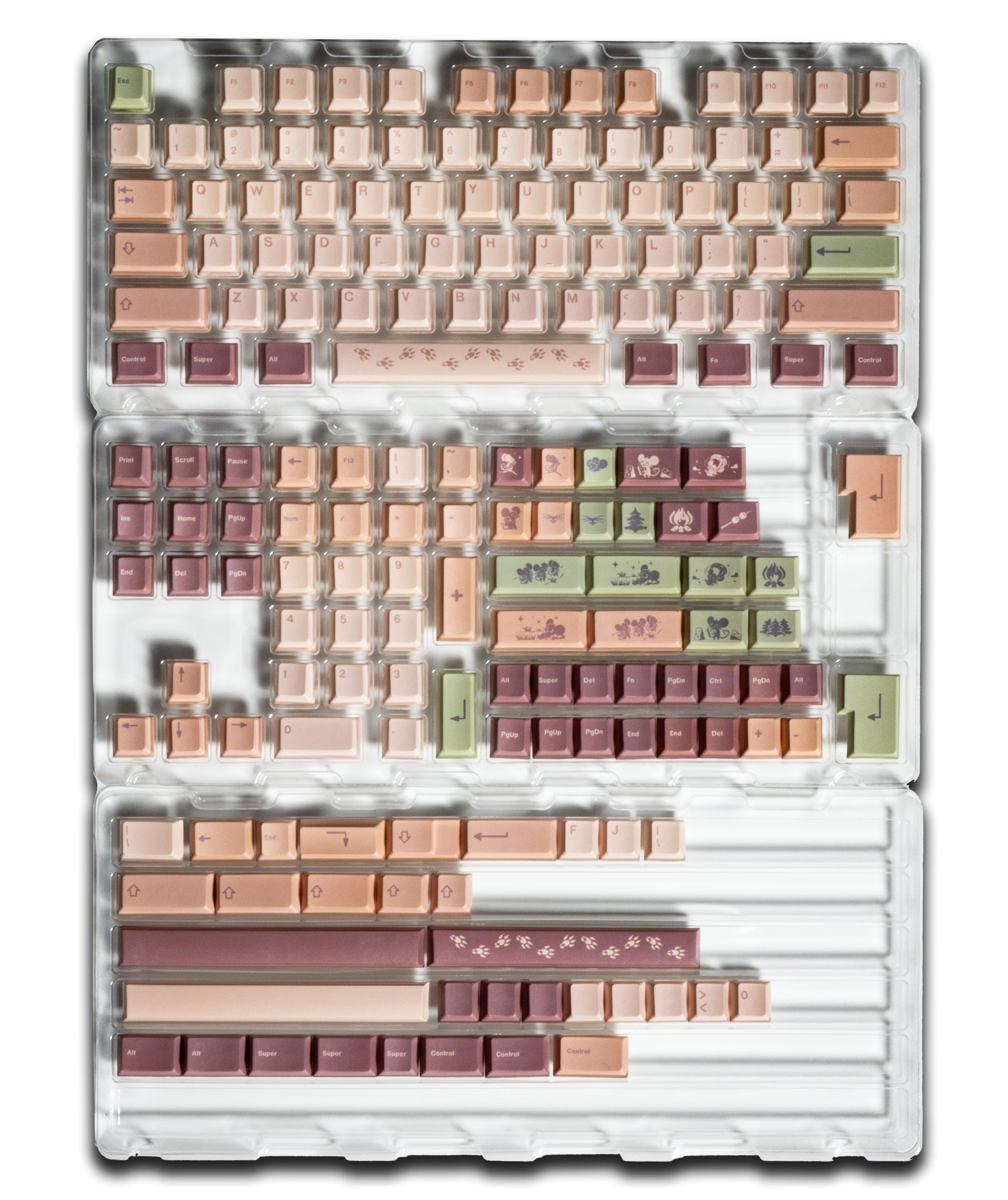 Field Mouse PBT Keycaps