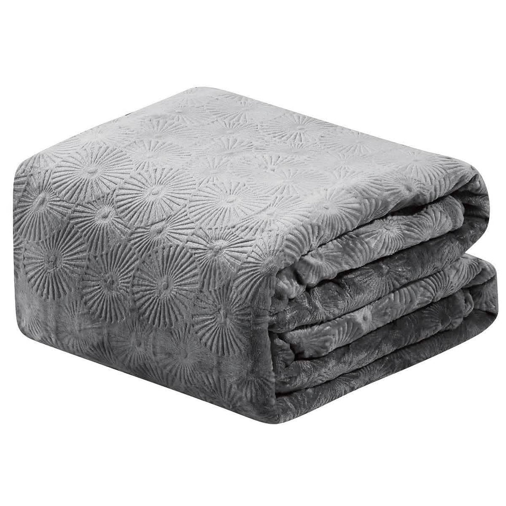 Louvre Embossed Microplush Blanket - Assorted Colors