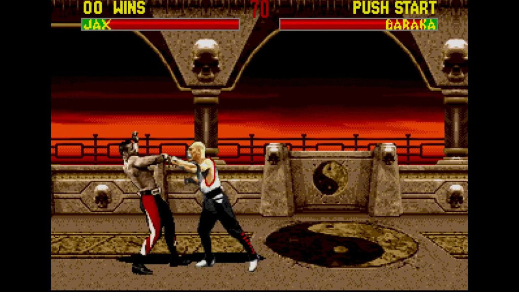 Mortal Kombat 2 Sega Genesis Mega Drive Video Game Cartridge