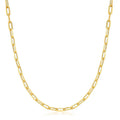 Paperclip link Chain Necklace
