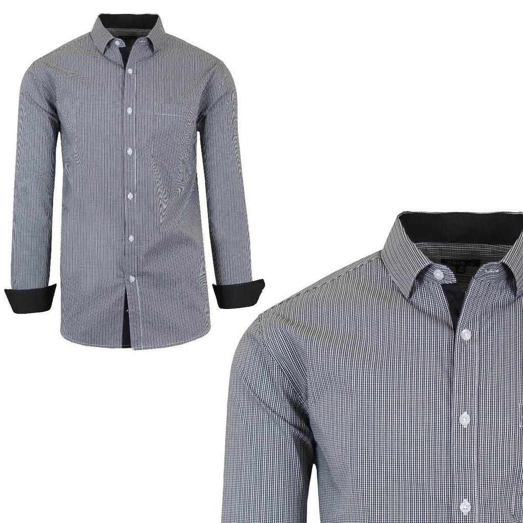 Men’s Quick Dry Slim Fit Stretch Dress Shirts